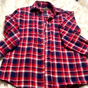 Flannel top unisex
